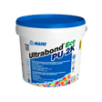 A bucket of Mapei Ultrabond Eco PU 2K high-performance polyurethane adhesive.