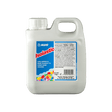 White plastic jug labeled Mapei Isolastic, latex additive to improve elasticity of cement adhesives.
