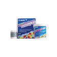 MAPEI Aqua Defense Tanking Kit with a blue box, a bucket, and a roll of fabric on a plain background.