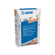 Bag of Mapei Ultralite S2 Quick tile adhesive with product details on packaging.