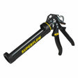 A foil applicator tool with a black handle and trigger, featuring a yellow and black tube labeled "FOIL APPLICATOR" in bold letters.
