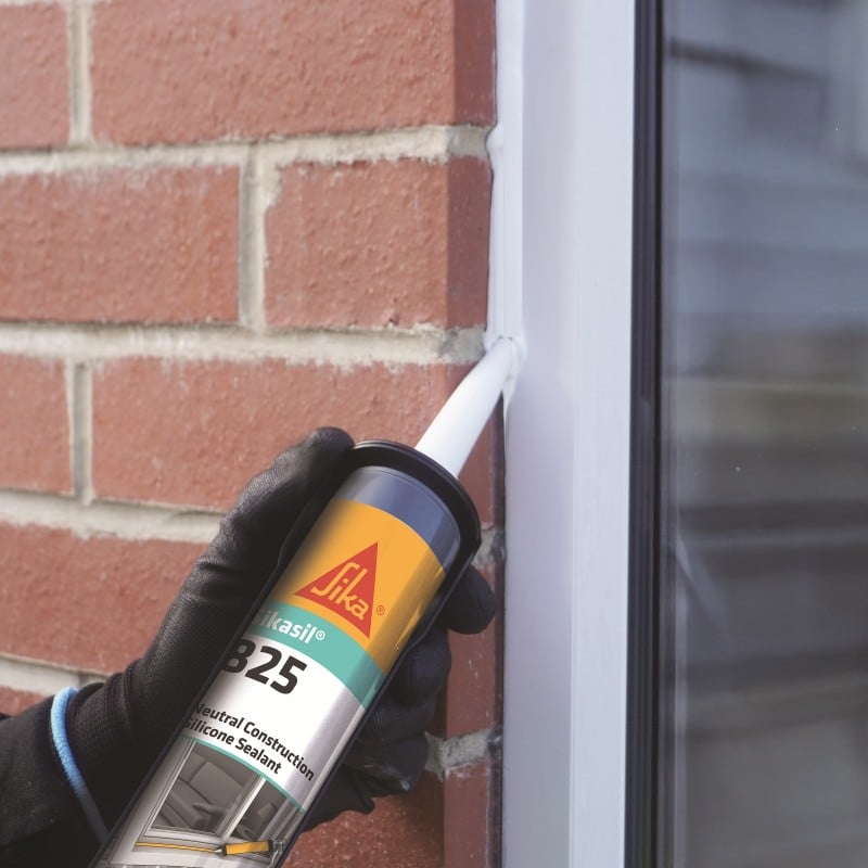 Sika 825 Low Modulus Silicone Sealant (380ml)