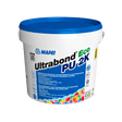 A bucket of Mapei Ultrabond Eco PU 2K high-performance polyurethane adhesive.