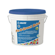 A bucket of MAPEI Fix & Grout Brick adhesive with product information on the label.