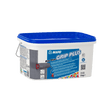 Container of MAPEI Eco Prim Grip Plus primer with blue lid on a white background.