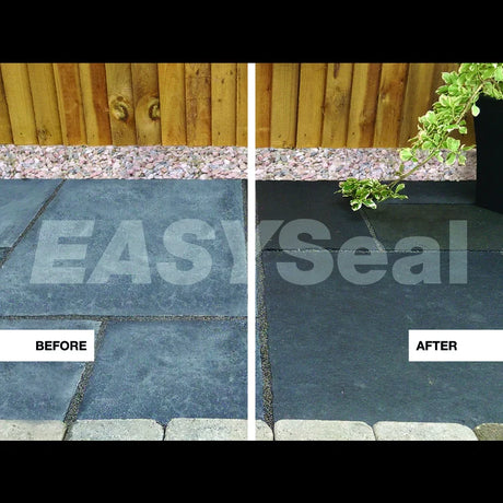 A bottle of Azpects Easy Seal Back to Black Limestone sealer on a white background.