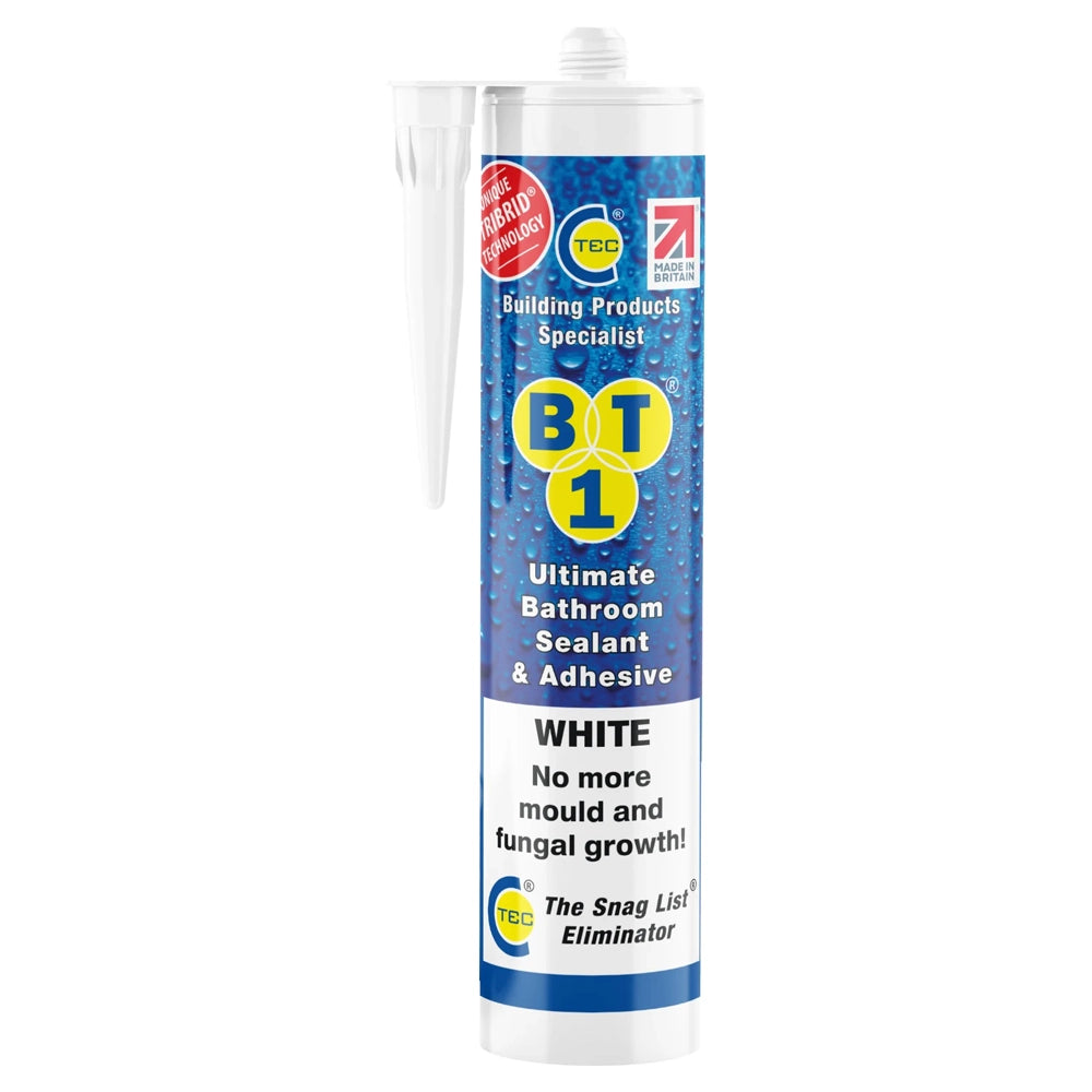 C-Tec BT1 290ml White, Transparent & Pale Grey