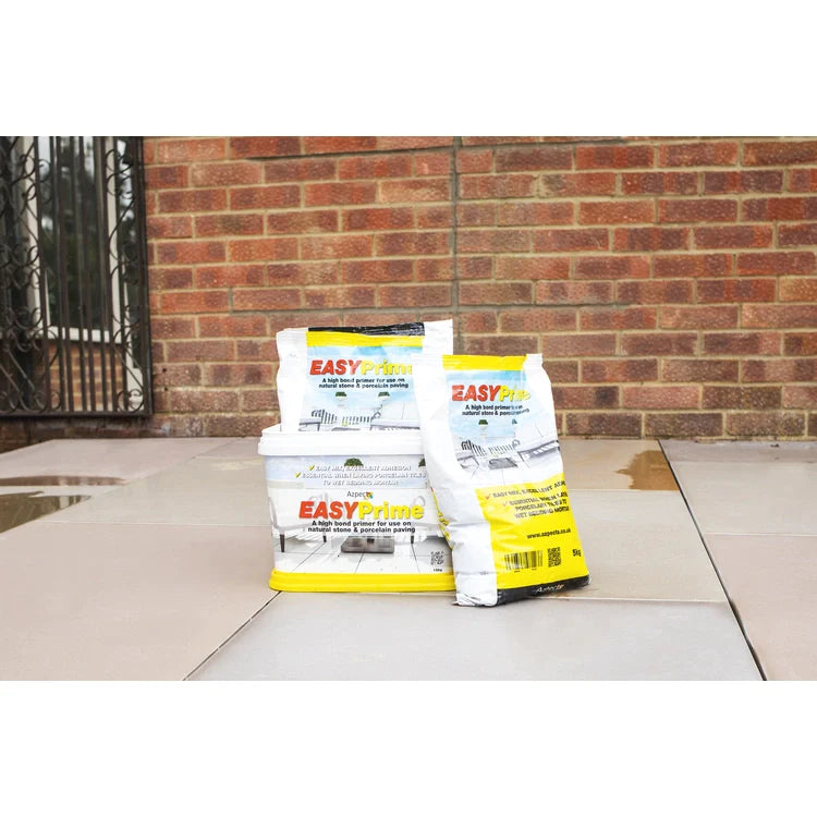 A 15kg tub of EASYPrime high-bond primer for natural stone and porcelain paving.