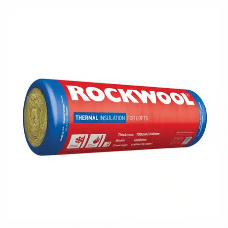 Rockwool 100mm Loft Roll Insulation [2]1200mm x 2750mm
